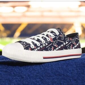 HOUSTON TEXANS  FOCO NFL "Low Top Sneakers (Women's Size‎ 8)